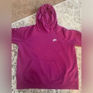 pink nike turtle neck